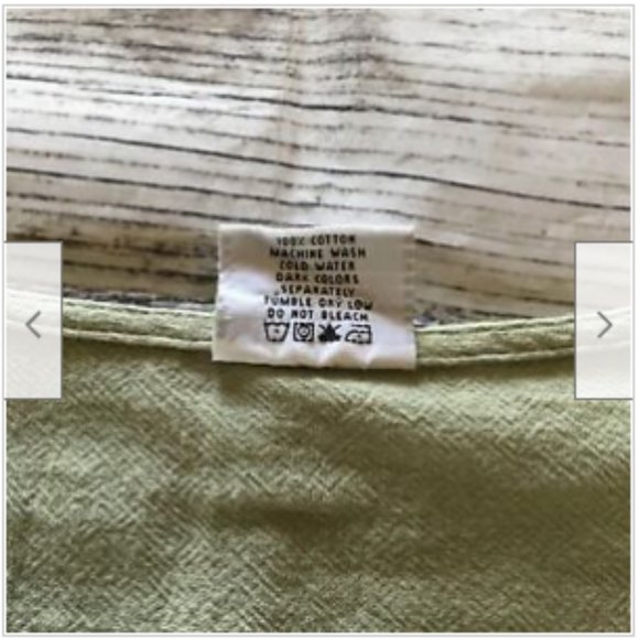 Click By Color Me Cotton Shirt Womens Button Up Shark Hem Crinkle - Picture 6 of 8